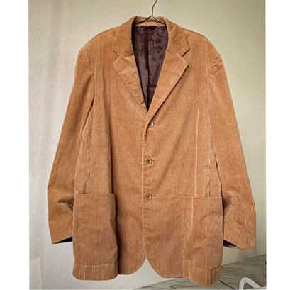 00s armani collezioni corduroy tailored jacket