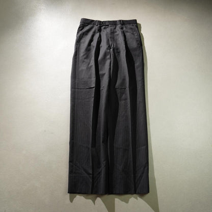 ARMANI COLLEZIONI Single Suit Striped Pattern Black/OW110