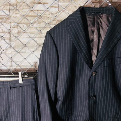Italian Fabric Fabio Suit Company Setup Stripe 180-8Drop