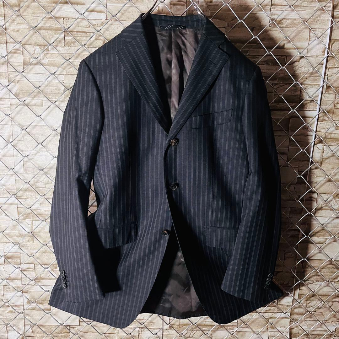Italian Fabric Fabio Suit Company Setup Stripe 180-8Drop