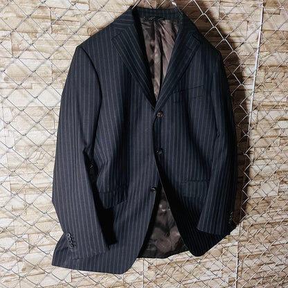 Italian Fabric Fabio Suit Company Setup Stripe 180-8Drop