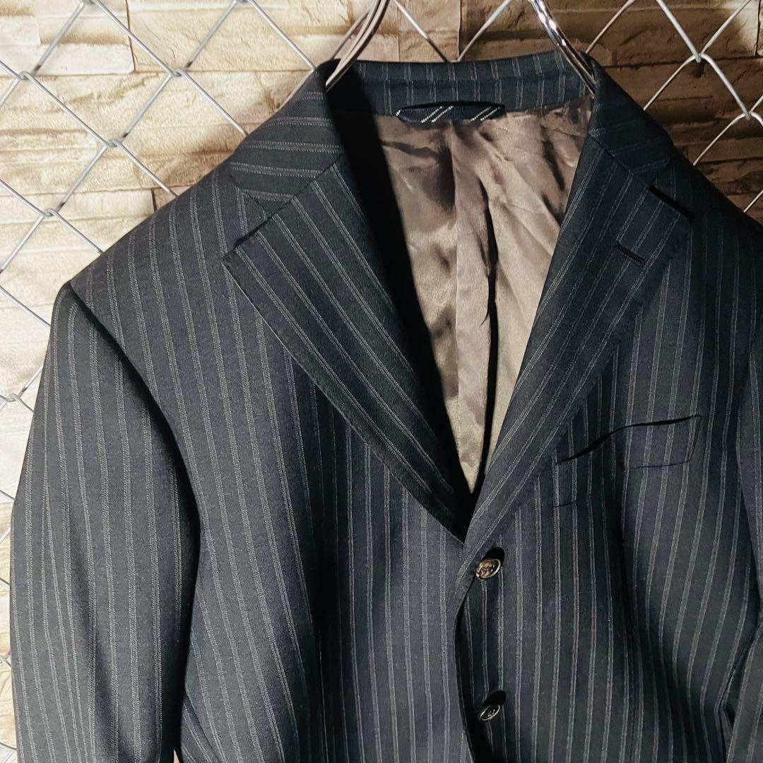 Italian Fabric Fabio Suit Company Setup Stripe 180-8Drop