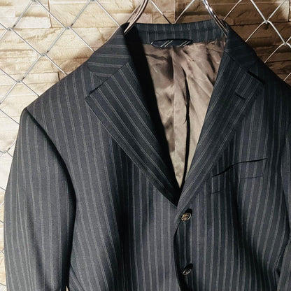 Italian Fabric Fabio Suit Company Setup Stripe 180-8Drop