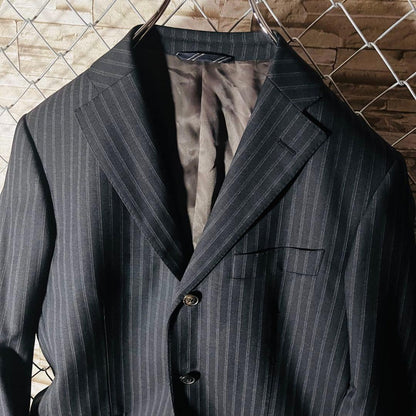 Italian Fabric Fabio Suit Company Setup Stripe 180-8Drop