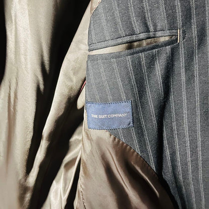 Italian Fabric Fabio Suit Company Setup Stripe 180-8Drop