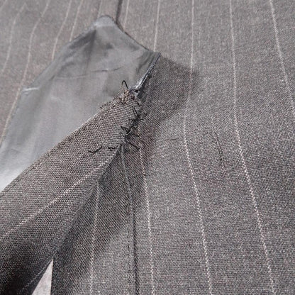 Vintage Brooks Brothers Suit Gray Stripe 38/32