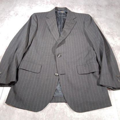 Vintage Brooks Brothers Suit Gray Stripe 38/32