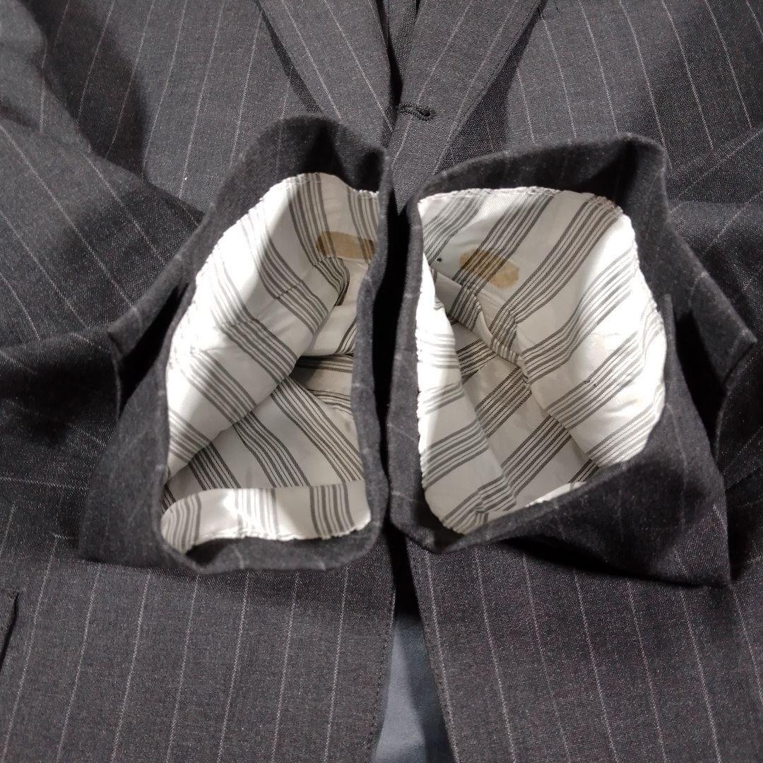 Vintage Brooks Brothers Suit Gray Stripe 38/32