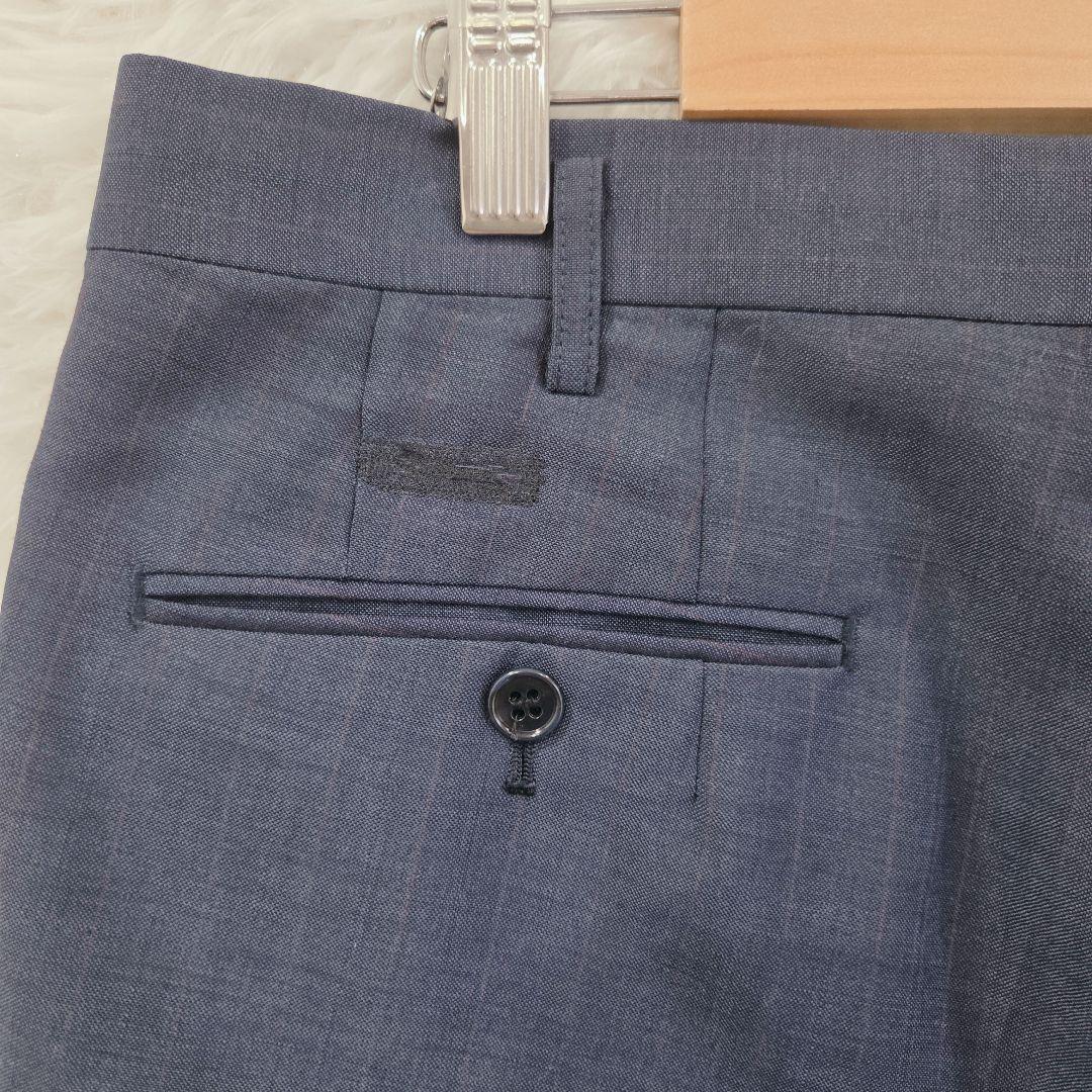 90s HOWARD HARDY Setup Suit Navy 2 Tuck Retro