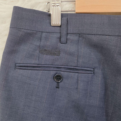 90s HOWARD HARDY Setup Suit Navy 2 Tuck Retro