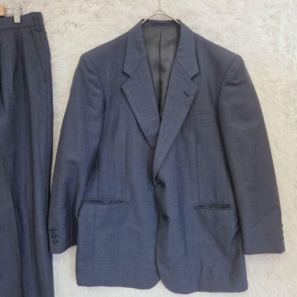 90s HOWARD HARDY Setup Suit Navy 2 Tuck Retro