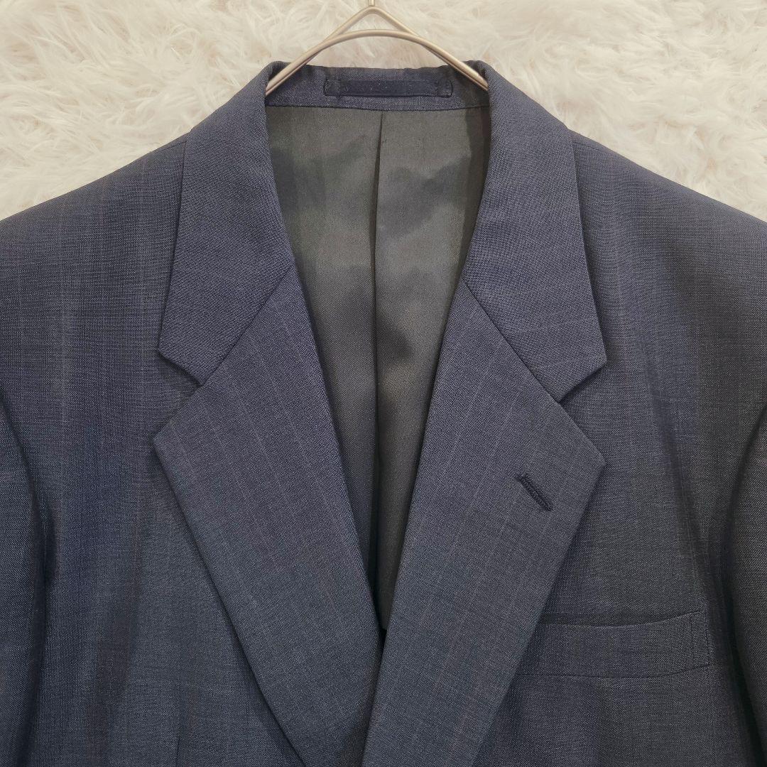 90s HOWARD HARDY Setup Suit Navy 2 Tuck Retro
