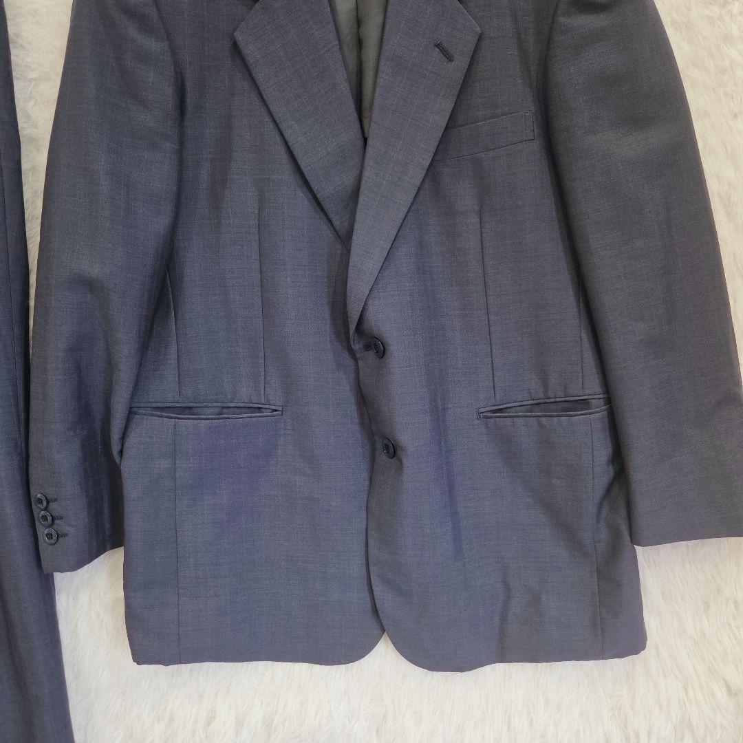 90s HOWARD HARDY Setup Suit Navy 2 Tuck Retro