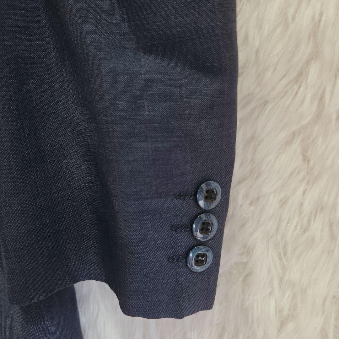 90s HOWARD HARDY Setup Suit Navy 2 Tuck Retro