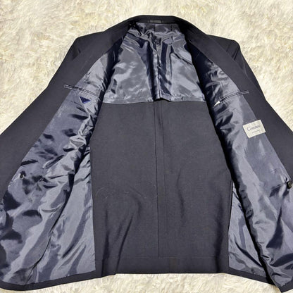 [Centouno] Gold button suit setup double jacket navy blue M