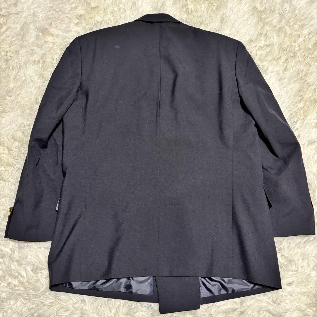 [Centouno] Gold button suit setup double jacket navy blue M