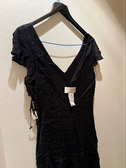 Same day shipping JONES NEW YORK Ruffle Sleeve Long Dress Wedding Concert