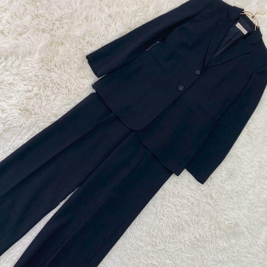 EMPORIO ARMANI Setup Pants Suit Navy 36 Elegant