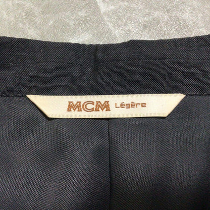 90s vintage suit set up gray double breasted mode style