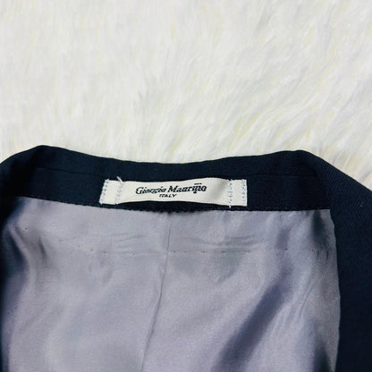 Good condition Giorgio Maurijio Gold button navy blue tailored jacket