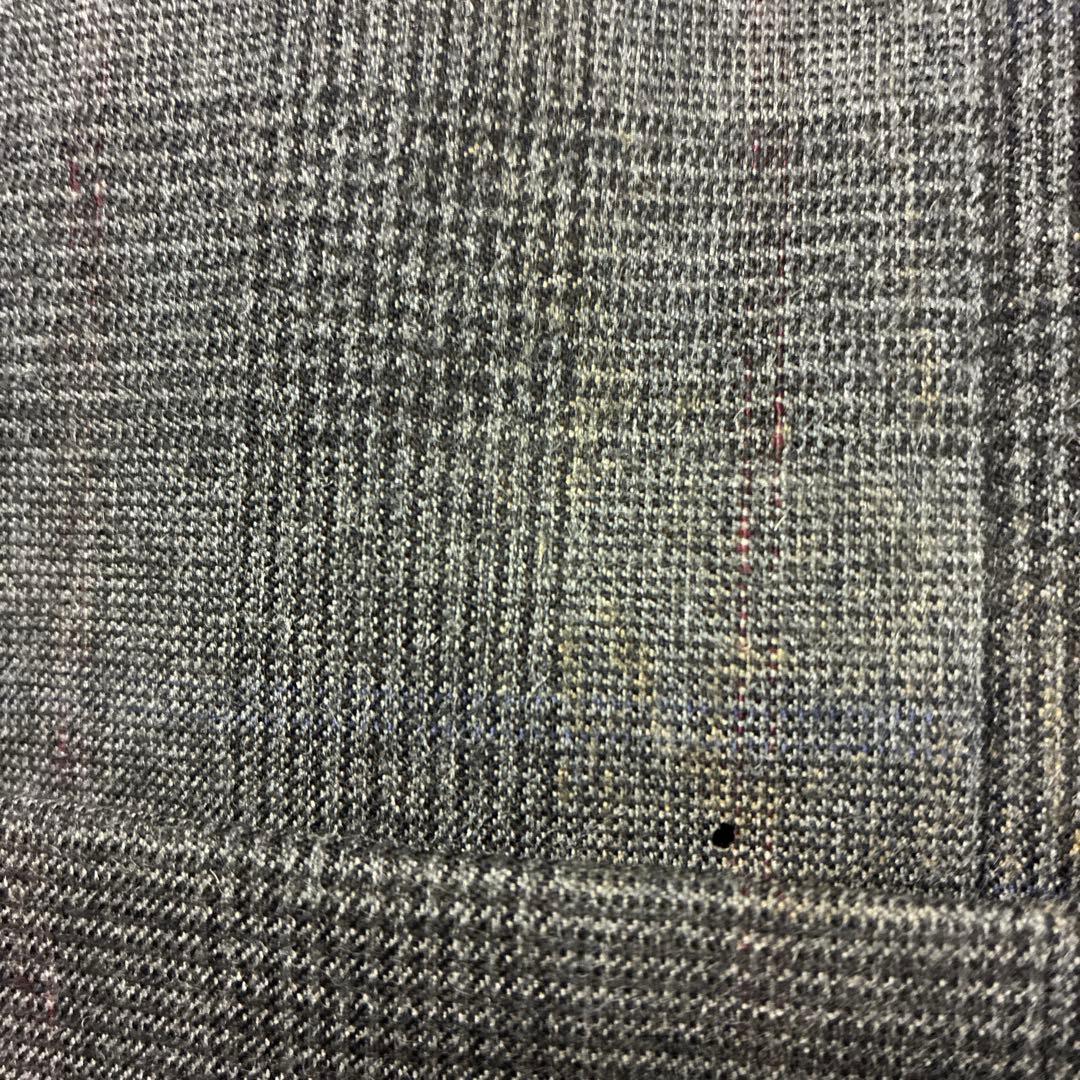 7AS10 Setup suit, tailored jacket, top and bottom set, plaid vintage clothing