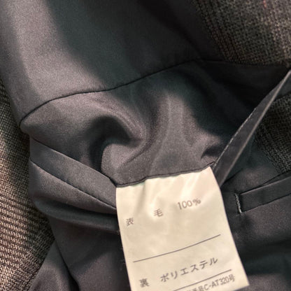 7AS10 Setup suit, tailored jacket, top and bottom set, plaid vintage clothing