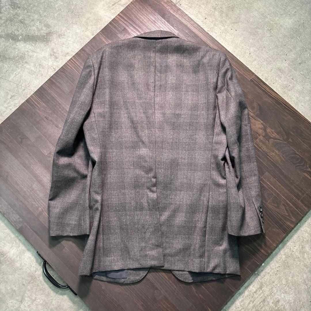 7AS10 Setup suit, tailored jacket, top and bottom set, plaid vintage clothing