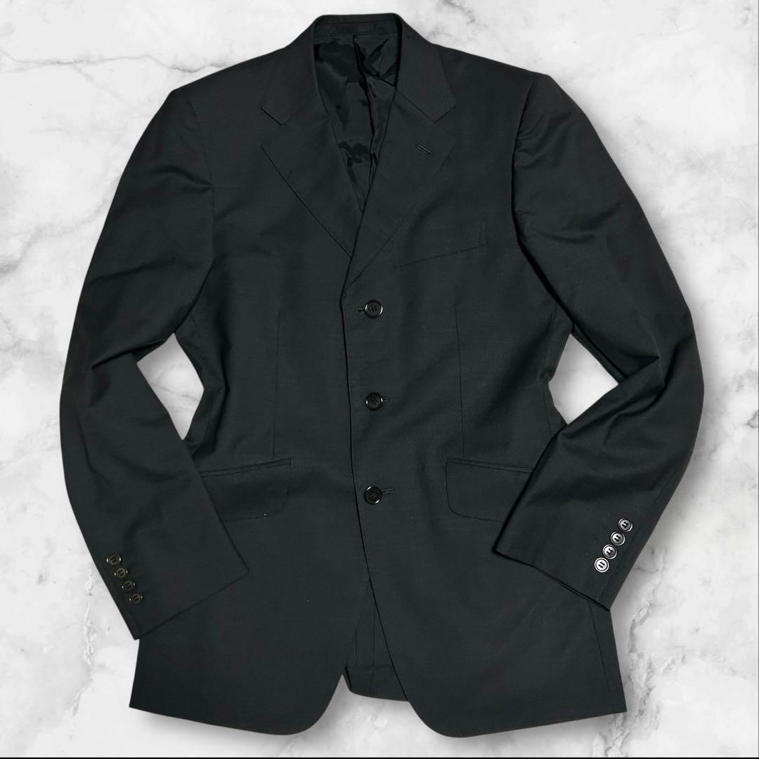 [Good Condition] Paul Smith London Lessona SUPER120'S Suit Black M