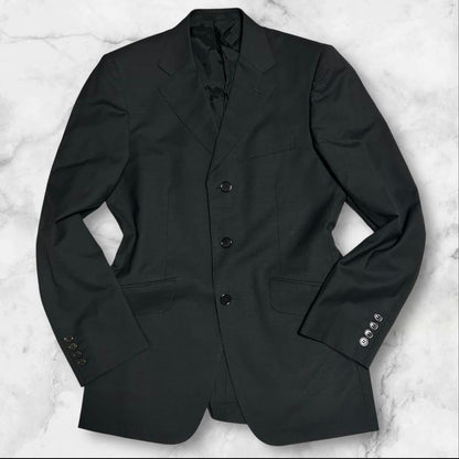 [Good Condition] Paul Smith London Lessona SUPER120'S Suit Black M