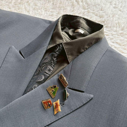 5 Piece Set Styled Scabal Fabric Double Suit Pins #41
