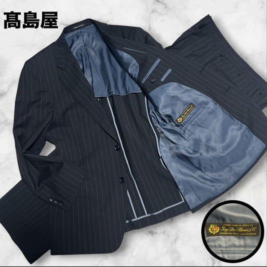 Takashimaya x Loro Piana Setup Suit Wool Mohair 2 Buttons