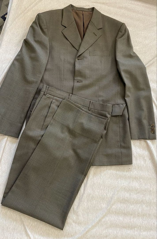 [Super Good Condition] Takeo Kikuchi Setup Suit L Size Ash Gray Wool Blend