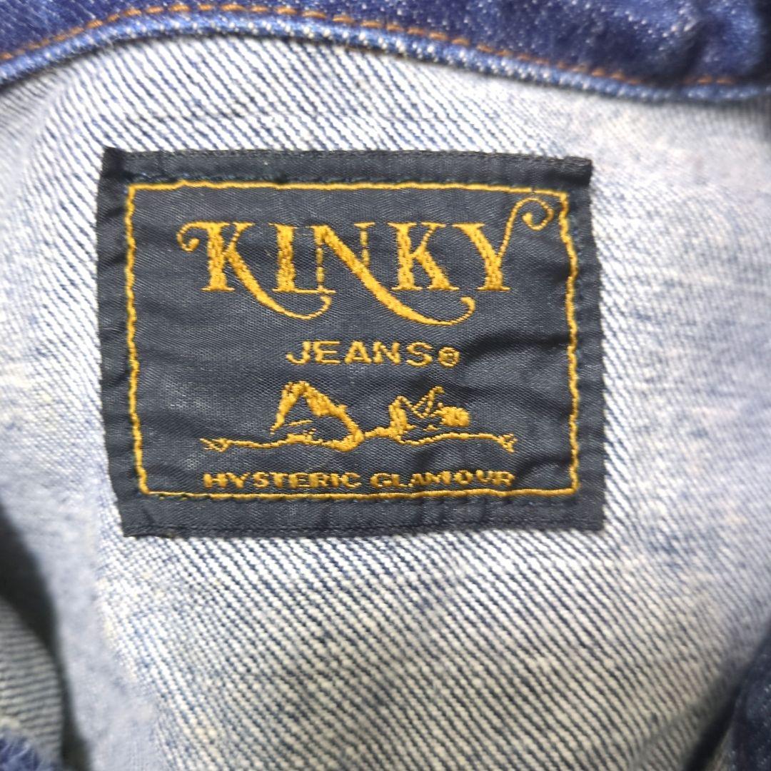 [Good condition] KINKY HYSTERIC denim double zip jumpsuit