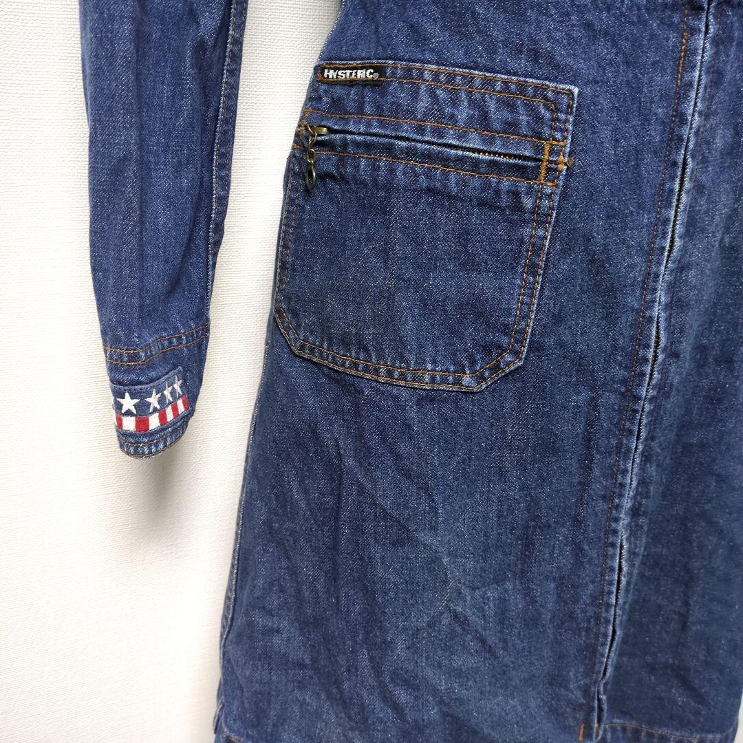 [Good condition] KINKY HYSTERIC denim double zip jumpsuit