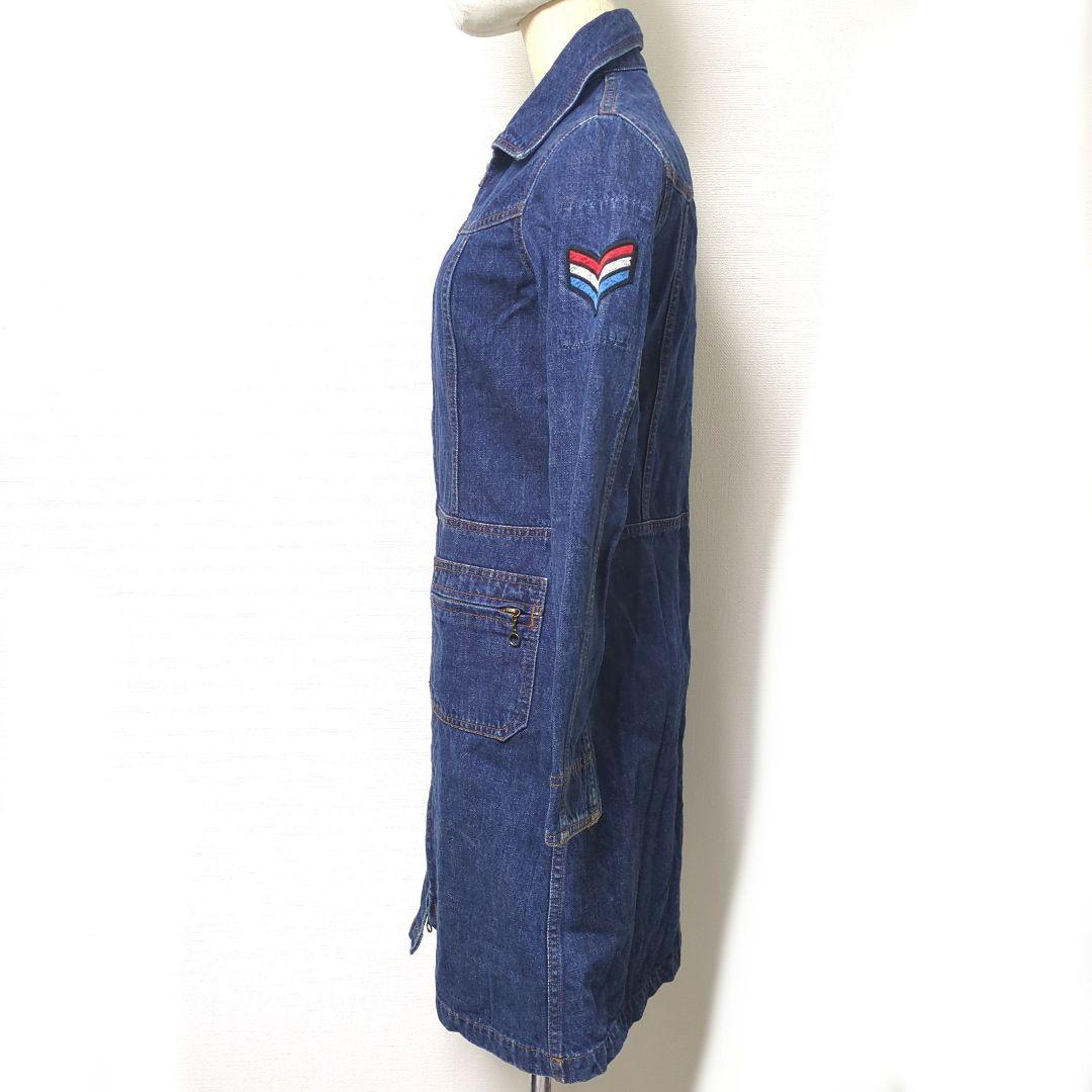 [Good condition] KINKY HYSTERIC denim double zip jumpsuit