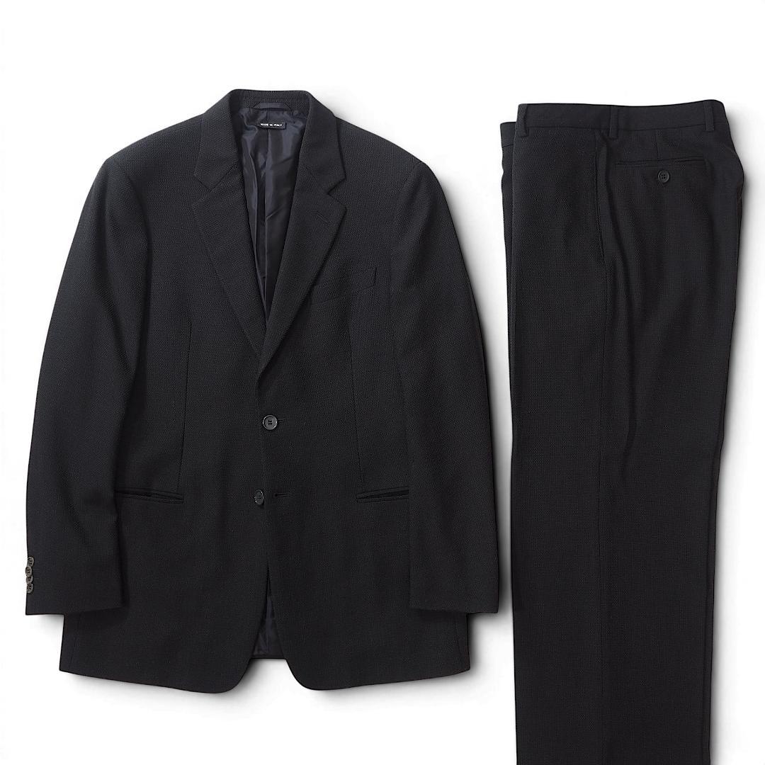 GIORGIO ARMANI Vintage Stretch Suit Blk