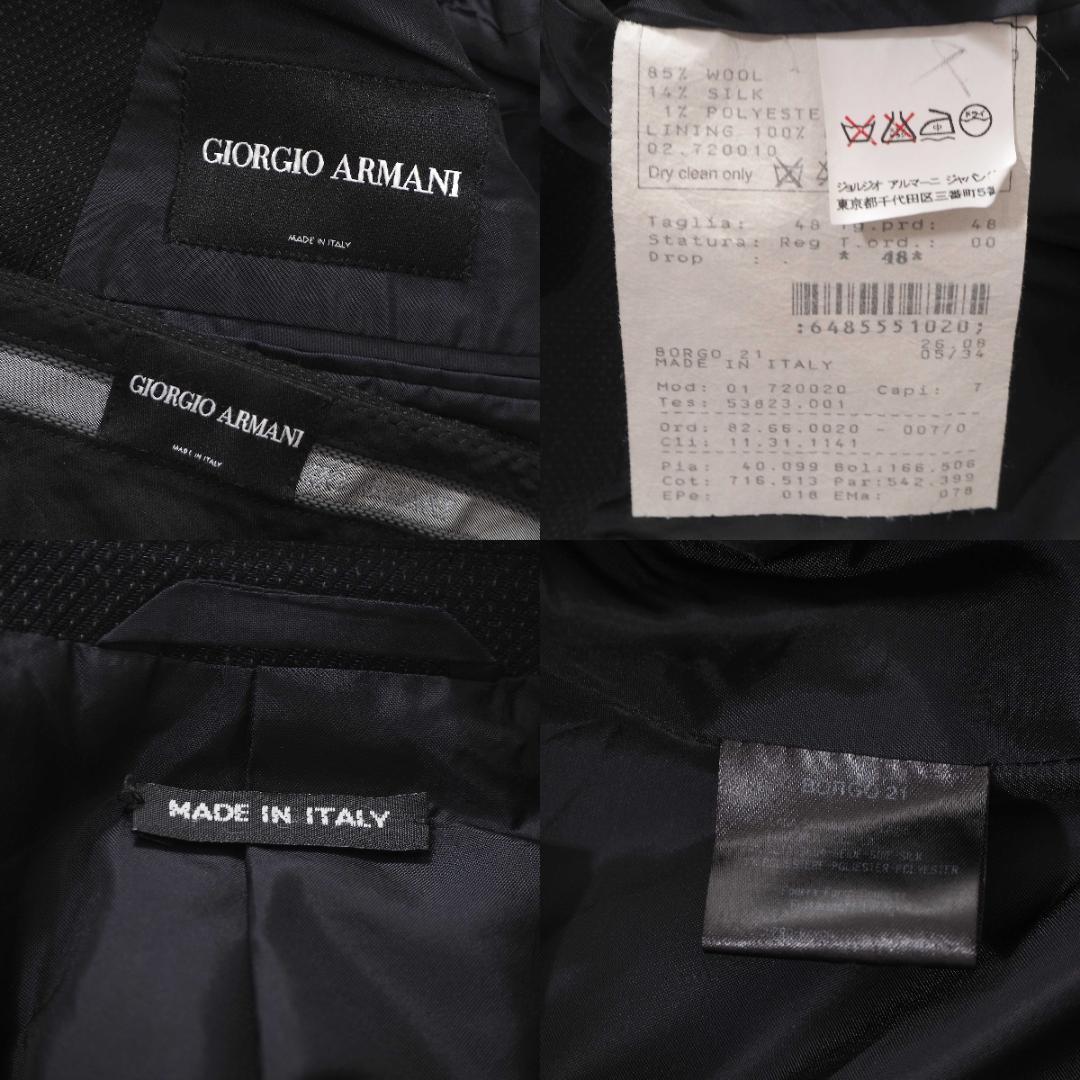 GIORGIO ARMANI Vintage Stretch Suit Blk
