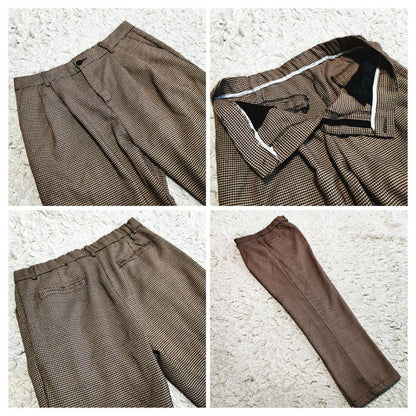 Setup suit double button houndstooth pattern oversize XL equivalent