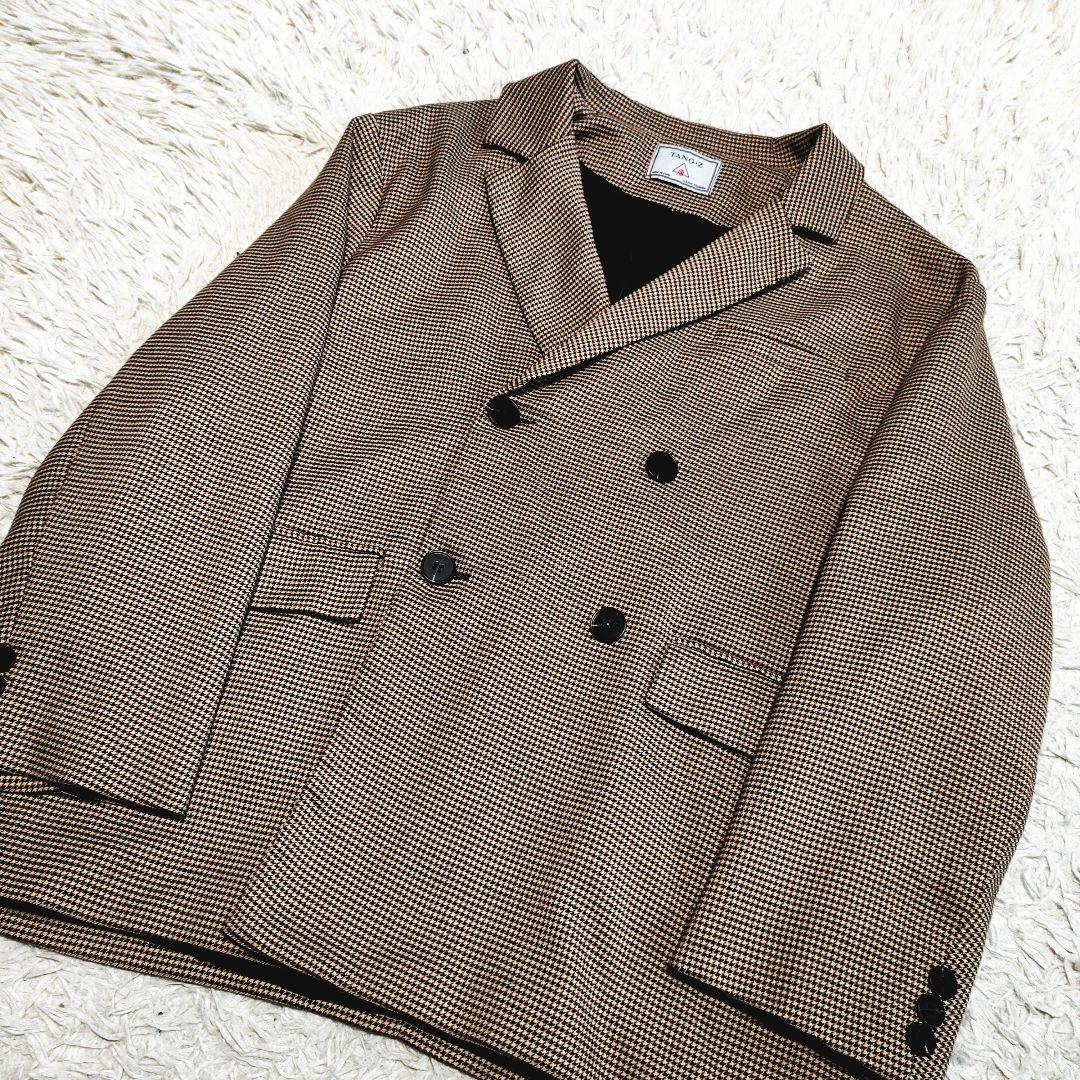 Setup suit double button houndstooth pattern oversize XL equivalent