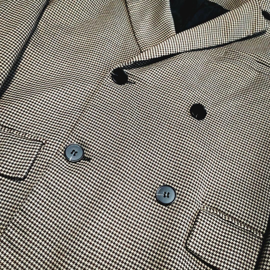 Setup suit double button houndstooth pattern oversize XL equivalent
