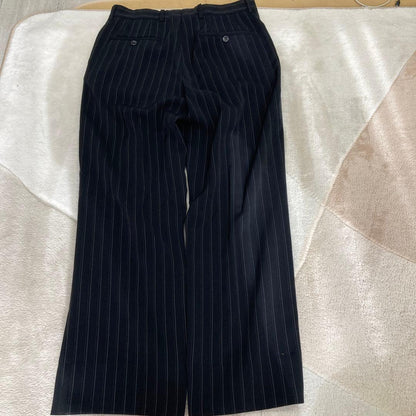 Giorgio Armani Italian black striped suit