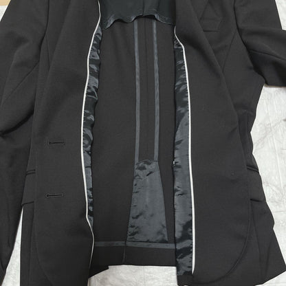 Good Condition Aoki Tailored Jacket M Black Business Formal Suit