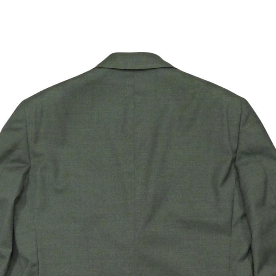 BEAMS F Single 3 Button Step Return Suit Gray 95