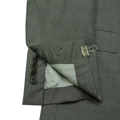 BEAMS F Single 3 Button Step Return Suit Gray 95