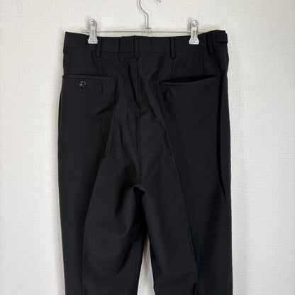 Vintage Sanyo Shokai Double Setup Black Wool Retro 90s