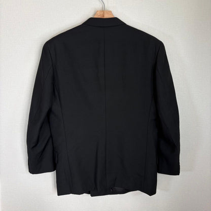 Vintage Sanyo Shokai Double Setup Black Wool Retro 90s