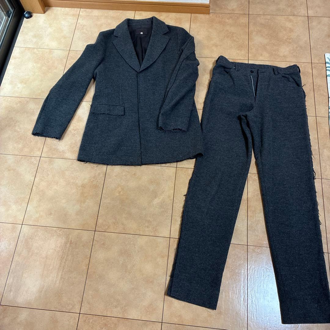 TAKEO KIKUCHI Gray Casual Suit Jacket L Pants M