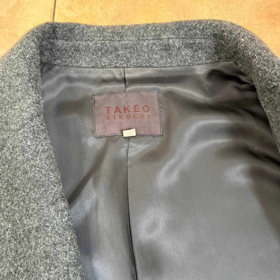 TAKEO KIKUCHI Gray Casual Suit Jacket L Pants M
