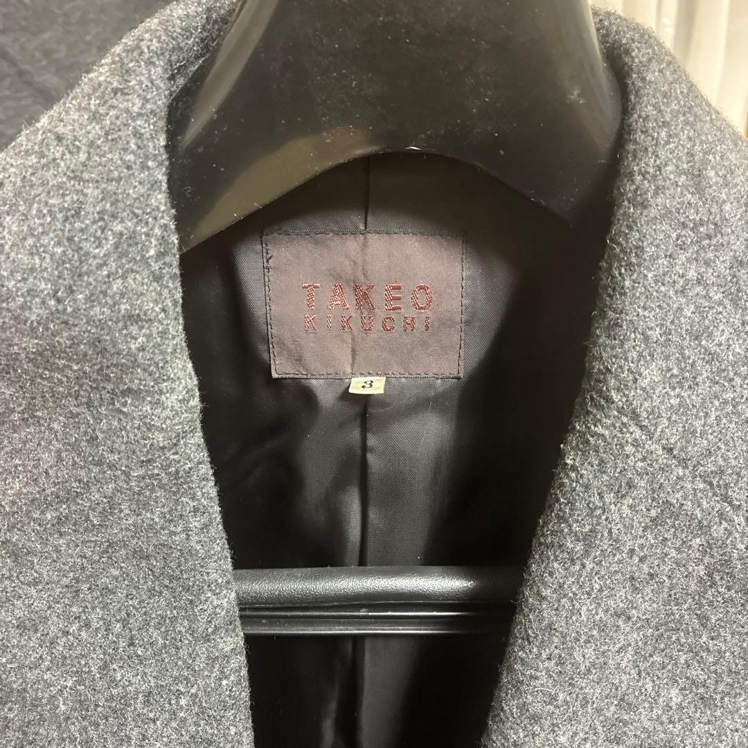 TAKEO KIKUCHI Gray Casual Suit Jacket L Pants M