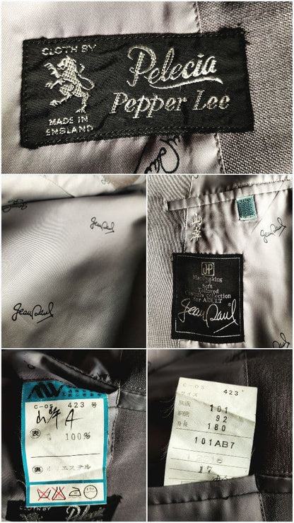 [Made in the UK] Vintage Setup Metal Button Double Button Suit XL